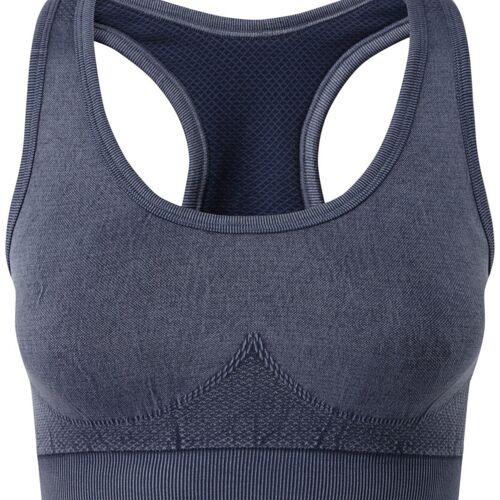 TriDri® seamless '3D fit' multi-sport denim look bra Thumbnail